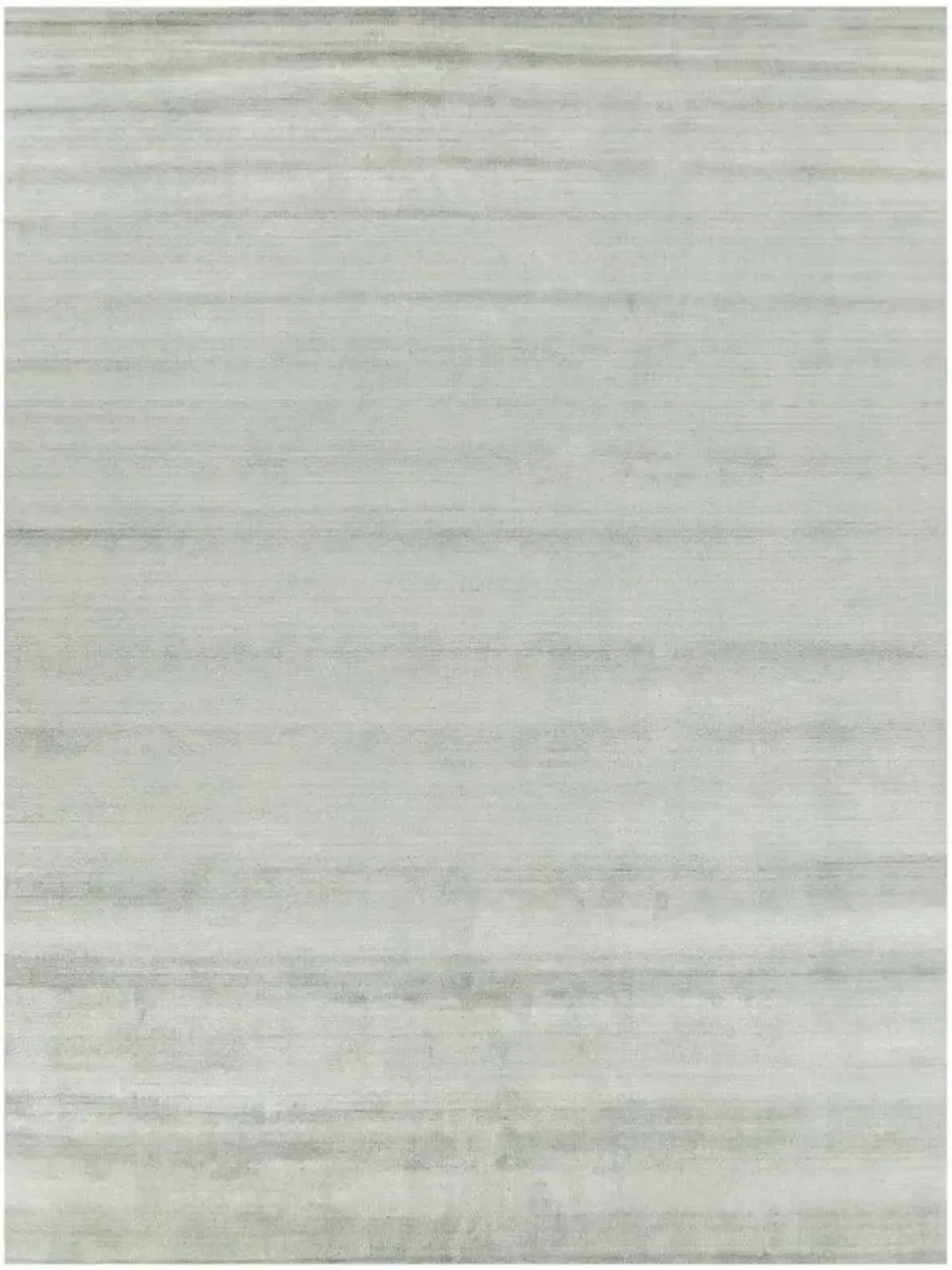 Seth Modern Light Green Wool Bamboo Silk Solid Rug - 12'x15'