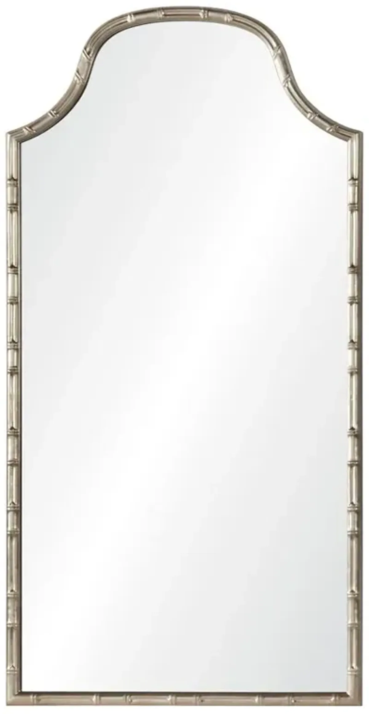 Andi Modern Classic Aged Silver Frame Novelty Wall Mirror