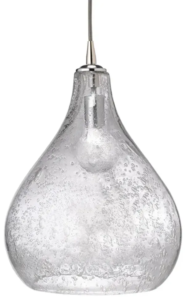 Atlas Coastal Beach Clear Seeded Glass Pendant