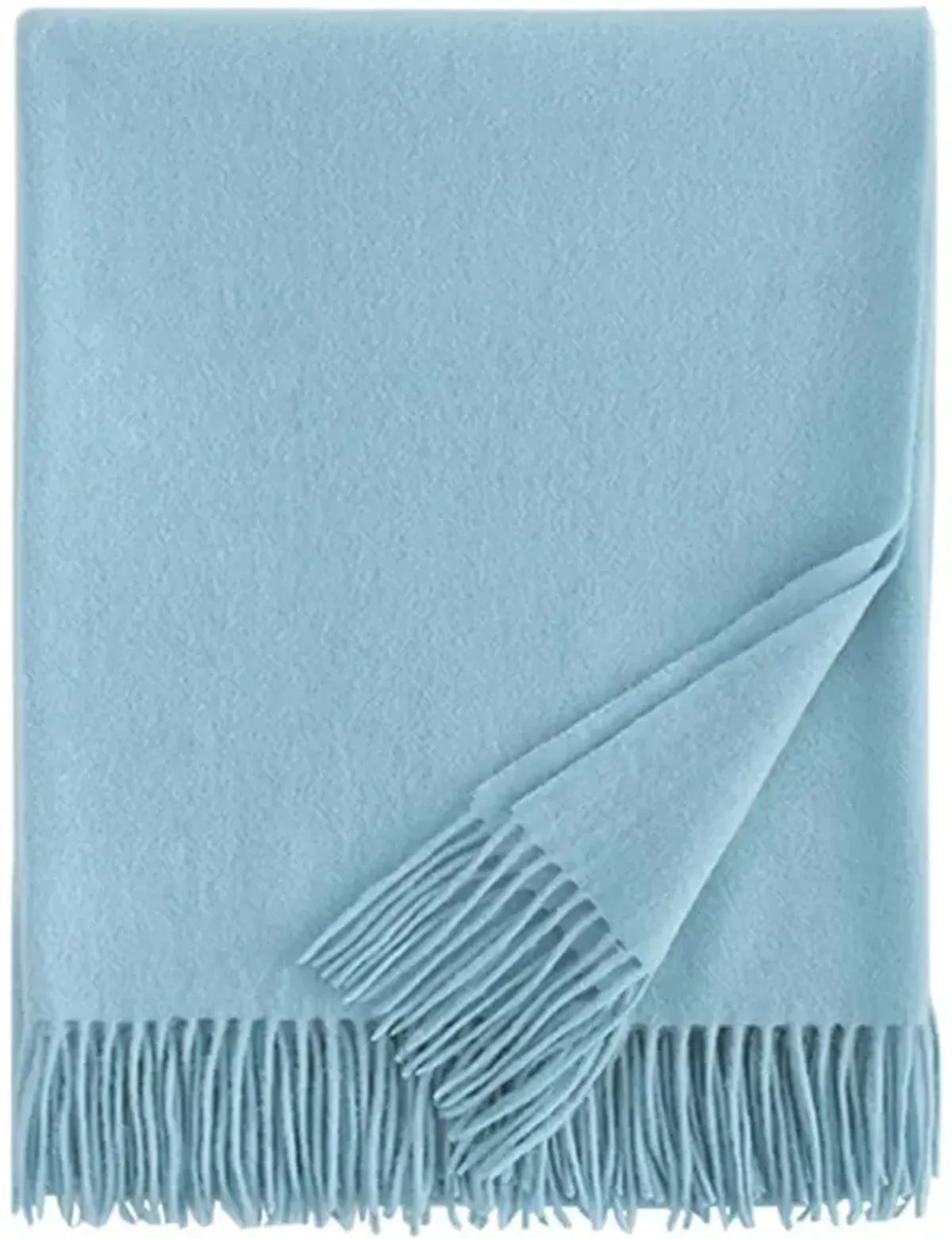 Sferra Dorsey Modern Classic Sky Cashmere Throw Blanket