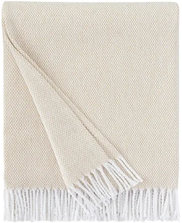 Sferra Modern Terzo Sand Throw Blanket