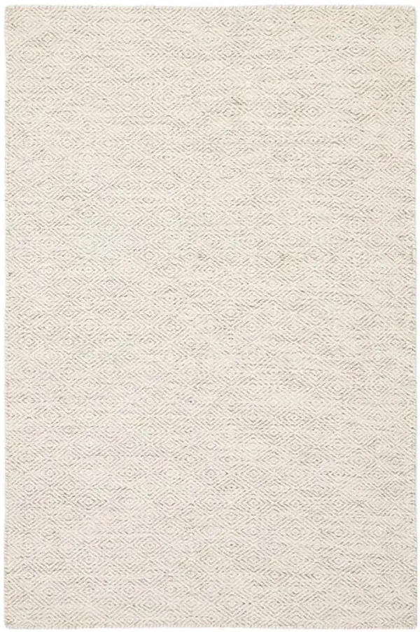 Daren Global White Wool Diamond Patterned Rug - 7'10"x9'10"