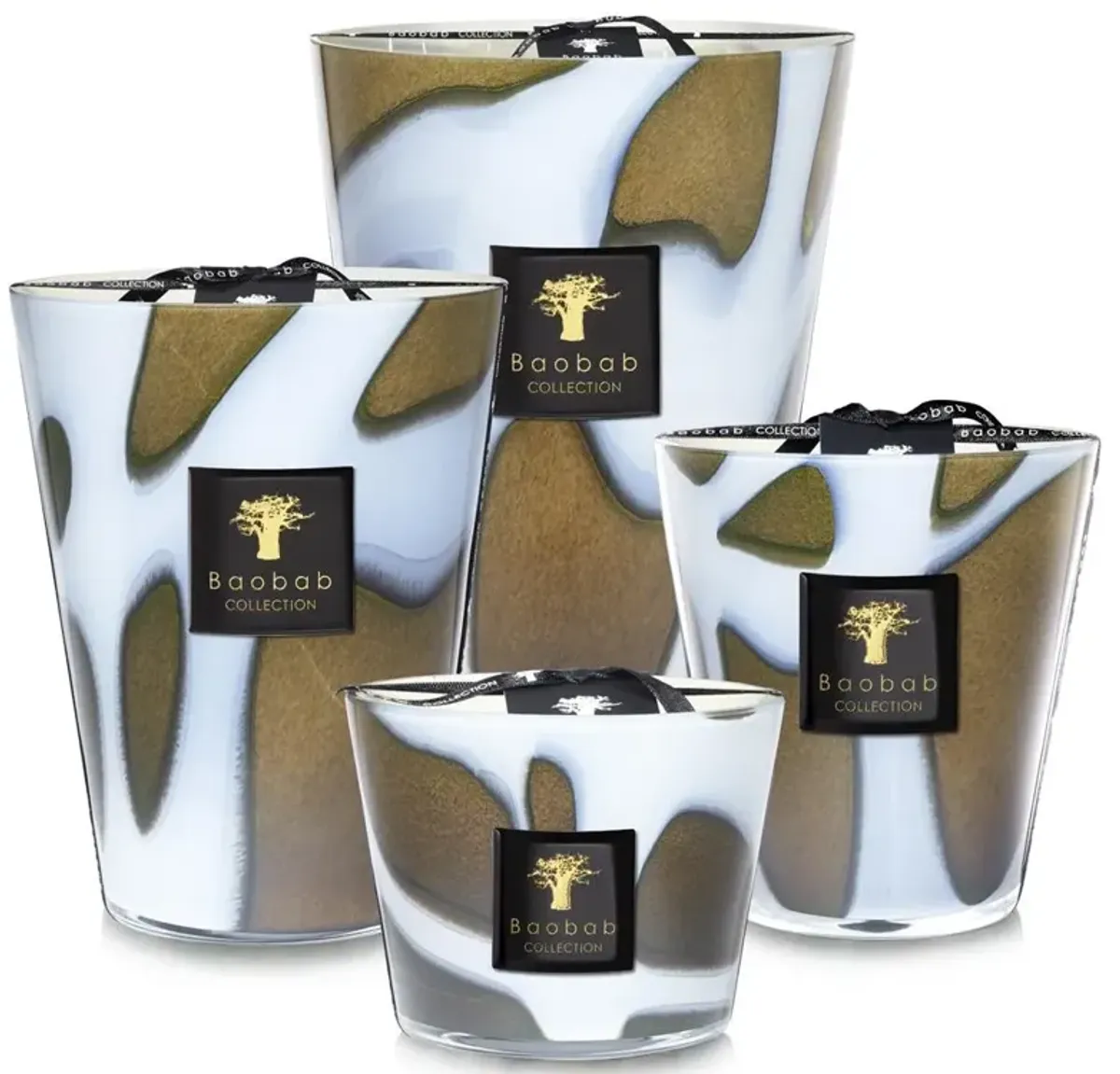Baobab Collection Modern Stones Agate Candle - Medium