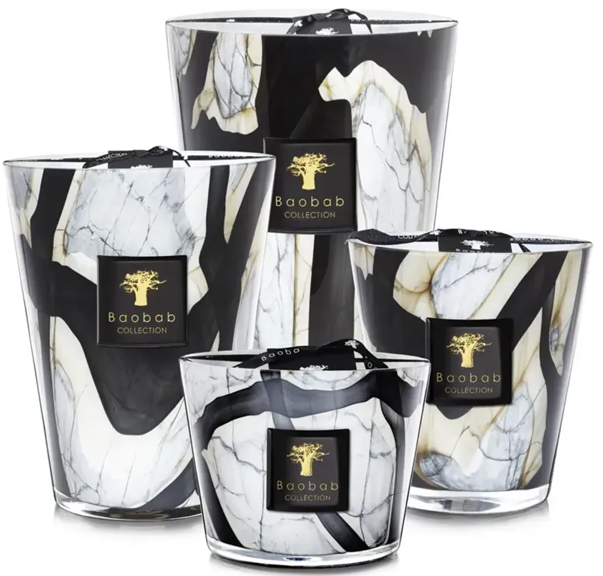 Baobab Collection Modern Stones Marble Candle - Large