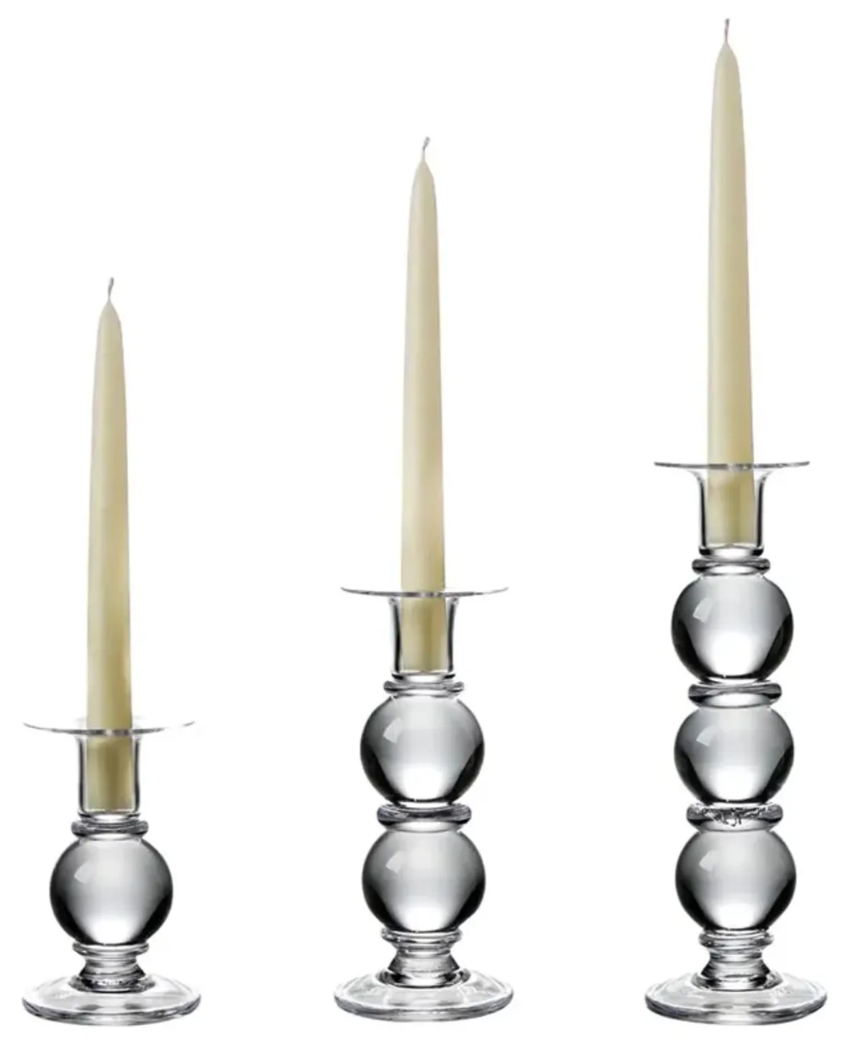 Simon Pearce Modern Classic Hartland Glass Candlestick - Small