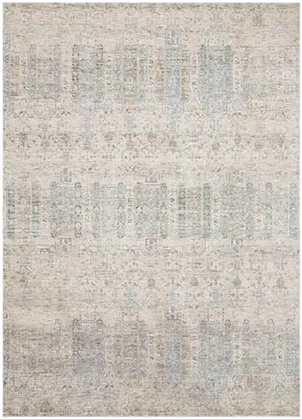 Yskaela Modern Classic Pale Blue Patterned Rug - 2'x3'