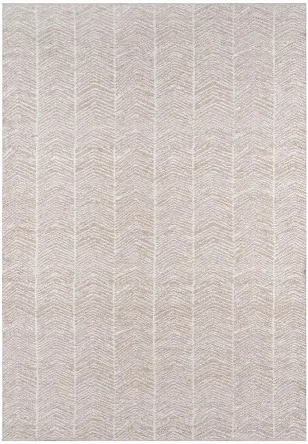 Conrad Modern Brown Geometric Patterned Rug - 7'6"x9'6"