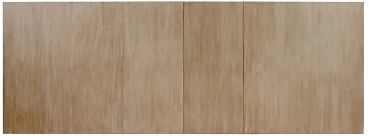 Concorde Light Grey Wood Rectangular Extendable Dining Table - 80-120"W