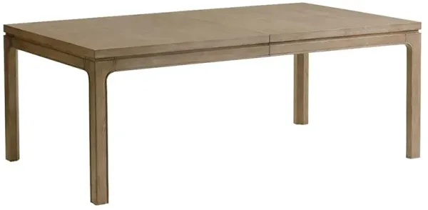 Concorde Light Grey Wood Rectangular Extendable Dining Table - 80-120"W