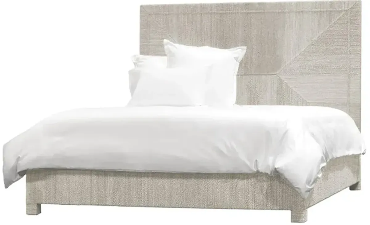 Palecek Woodside Coastal Beach White Sand Rope Bed - King