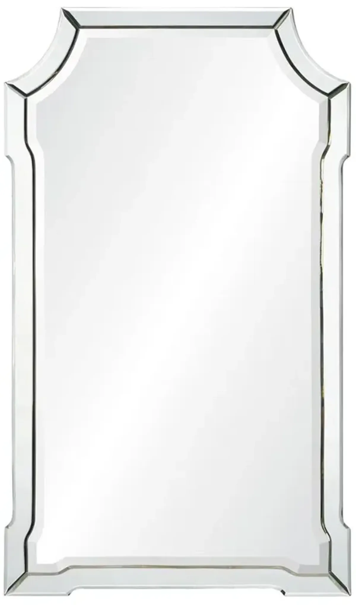 Rhian Modern Classic Beveled Mirror Framed Novelty Wall Mirror