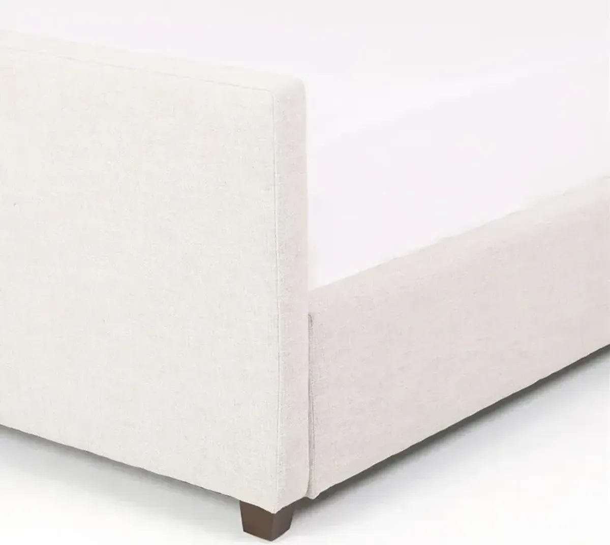 Dianne Modern Classic Cream Performance Tufted Platform Bed - King