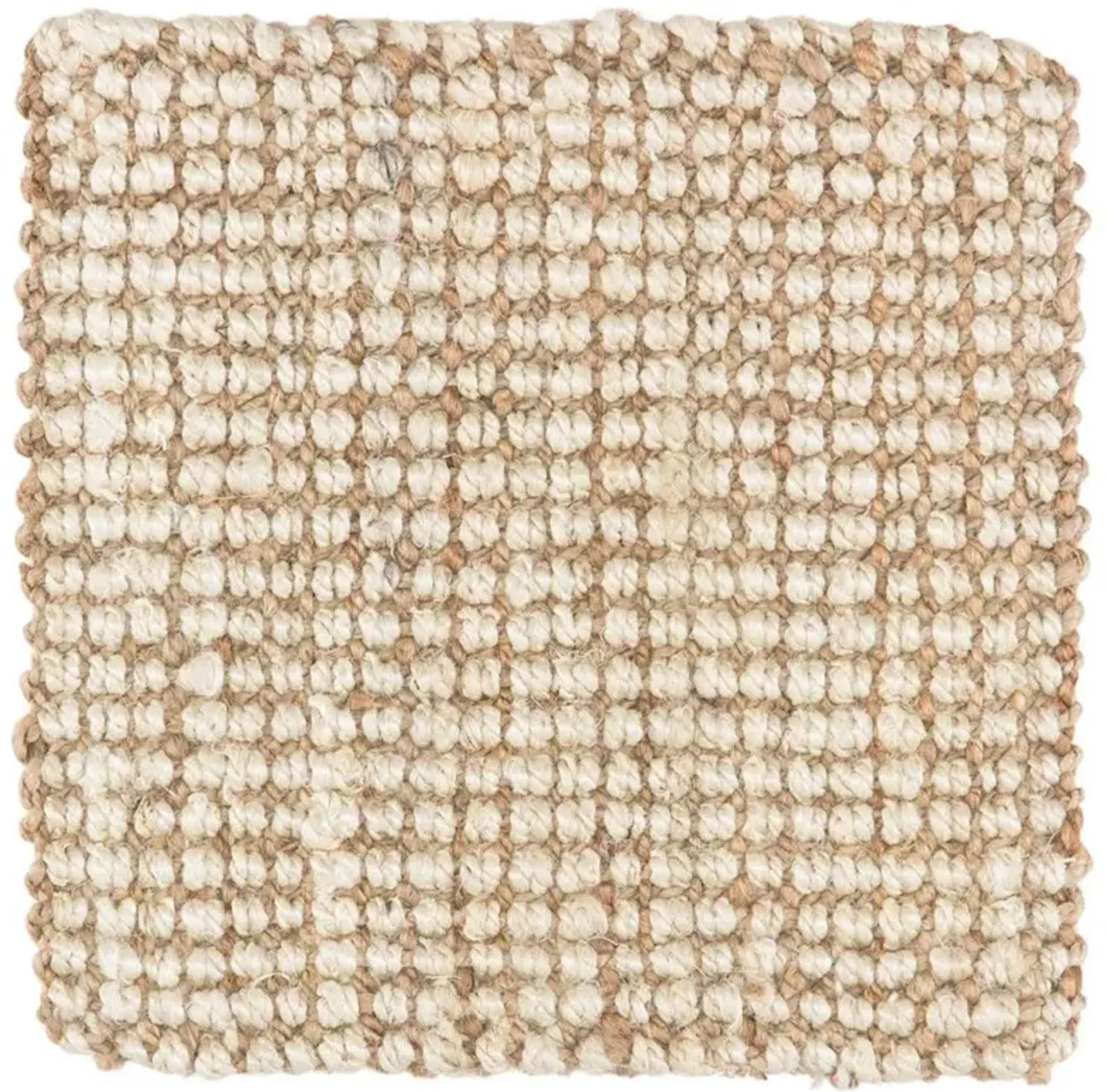 Desmond Coastal Beach Cream Jute Natural Rug - Sample | Furniture.com