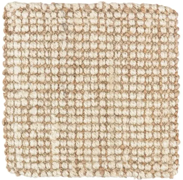 Desmond Coastal Beach Cream Jute Natural Rug - Sample