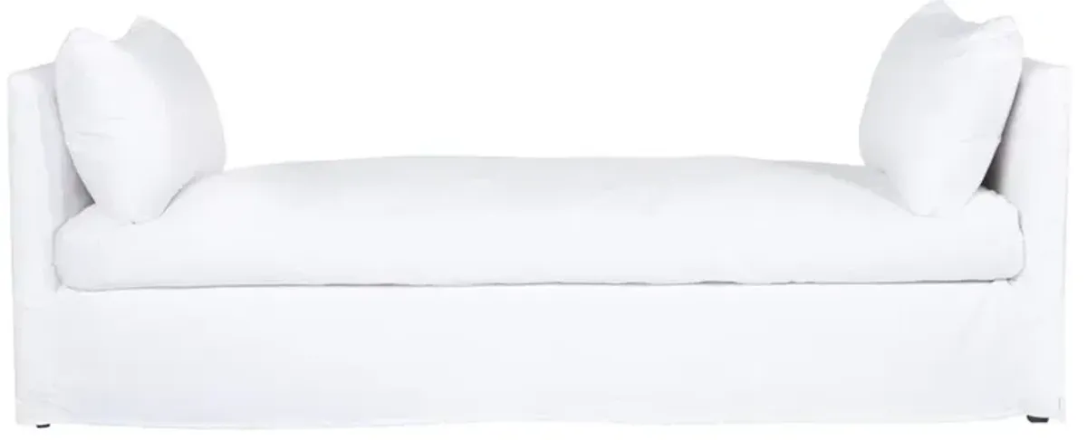 Cisco Home April Modern Classic White Cotton Slip Cover Daybed