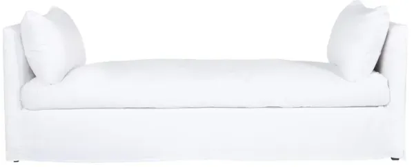 Cisco Home April Modern Classic White Cotton Slip Cover Daybed