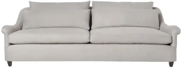 Cisco Home Genevieve Modern Classic Grey Cotton Upholstered Sofa - 84 inch