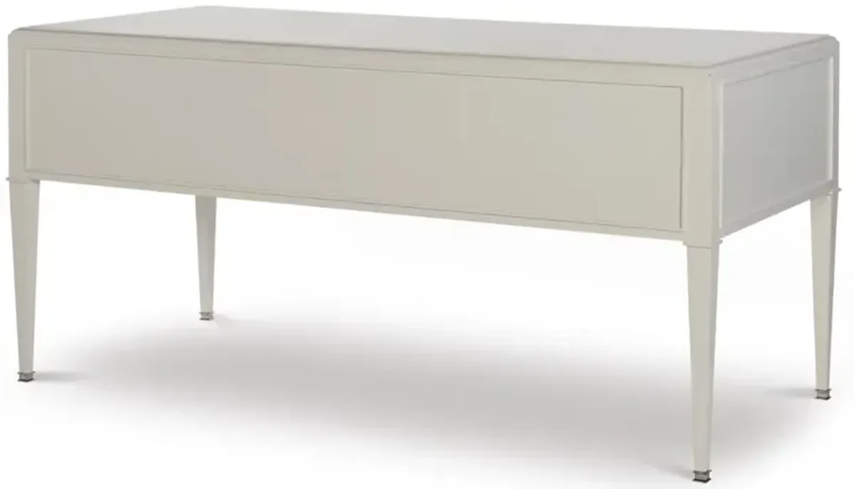 Highland House Vreeland Modern Classic Ivory Wood Desk