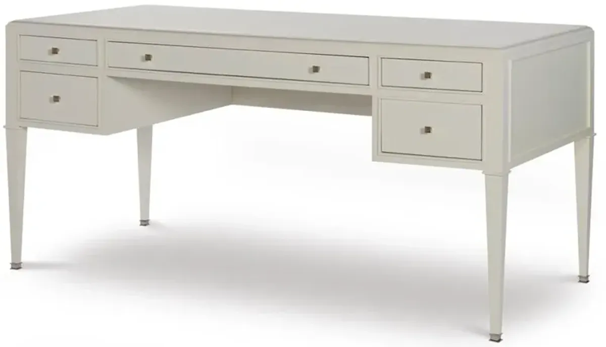 Highland House Vreeland Modern Classic Ivory Wood Desk