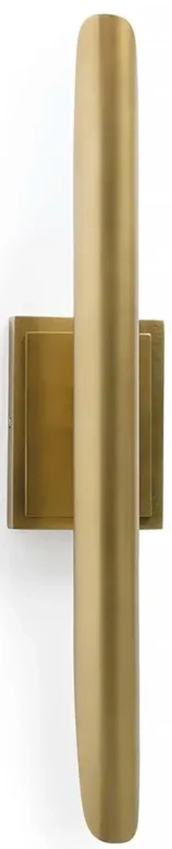 Redford Mid-Century Natural Brass Steel Sconce