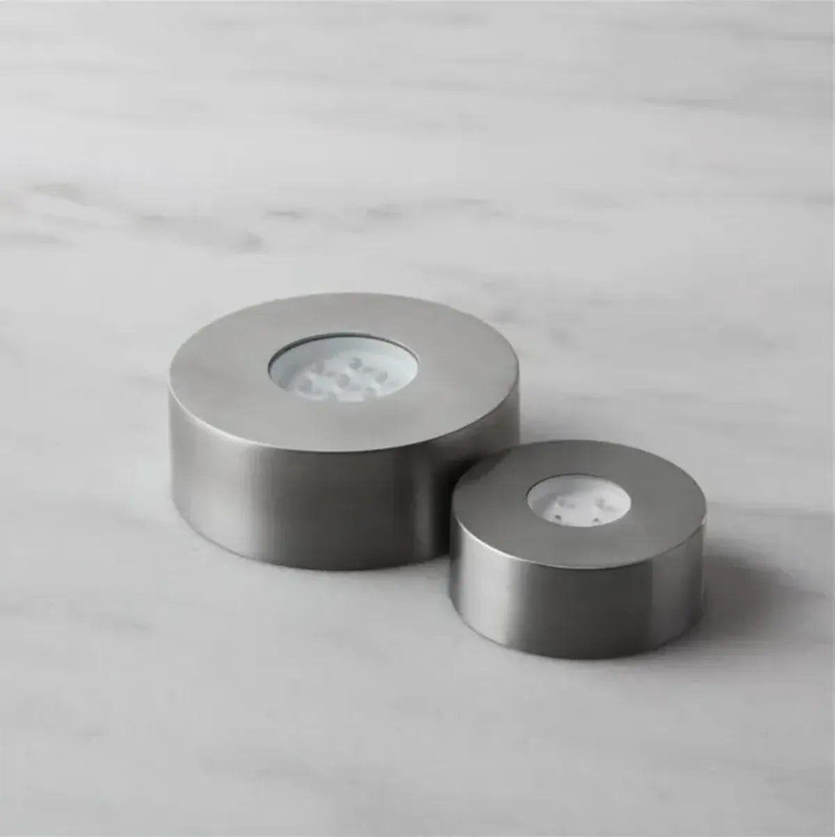 Simon Pearce Modern Rechargeable Stainless Steel LED Light - Large