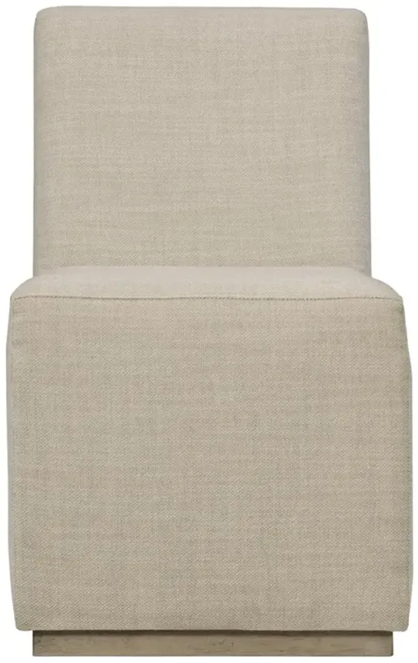 Maxine Modern Classic Beige Upholstered Dining Side Chair