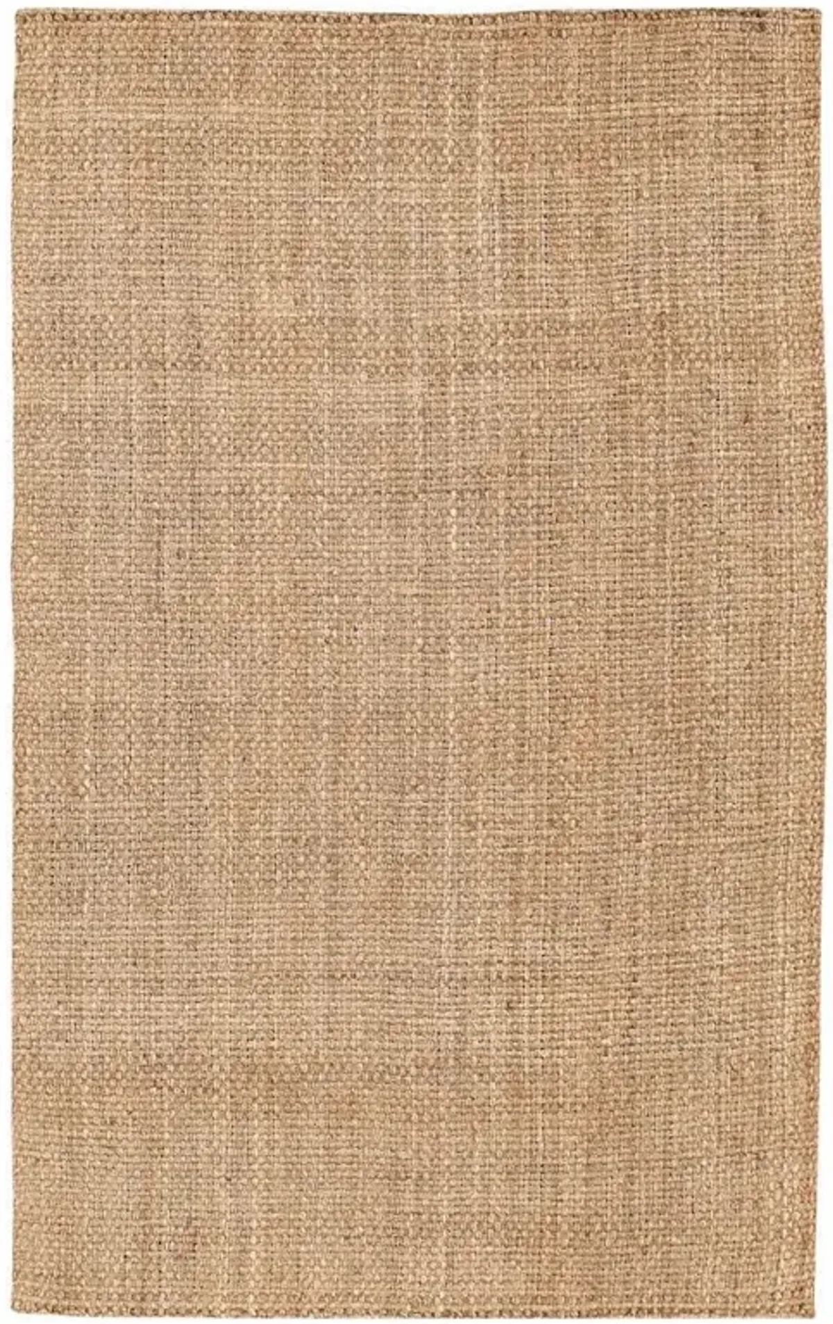 Jamie Coastal Beach Natural Brown Jute Rug - 5'x8'