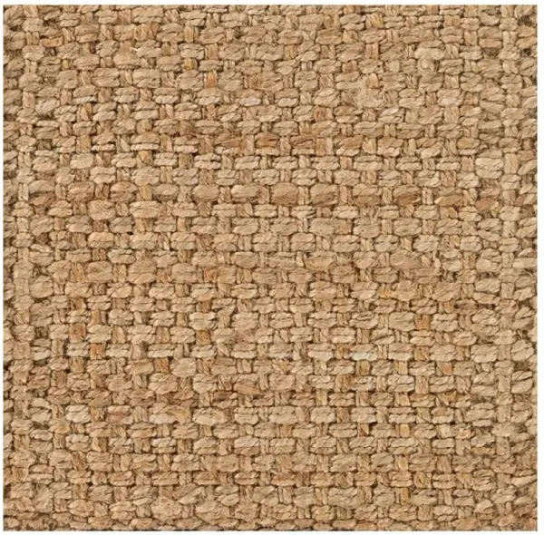 Jamie Coastal Beach Natural Brown Jute Rug - Sample