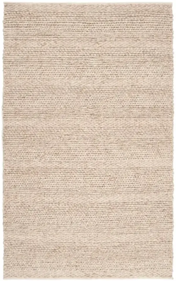 Jay Modern Classic Khaki Wool Solid Rug - 9'x13'