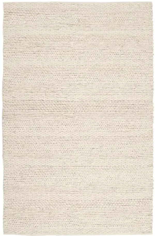 Jay Modern Classic Beige Wool Solid Rug - 6'x9'