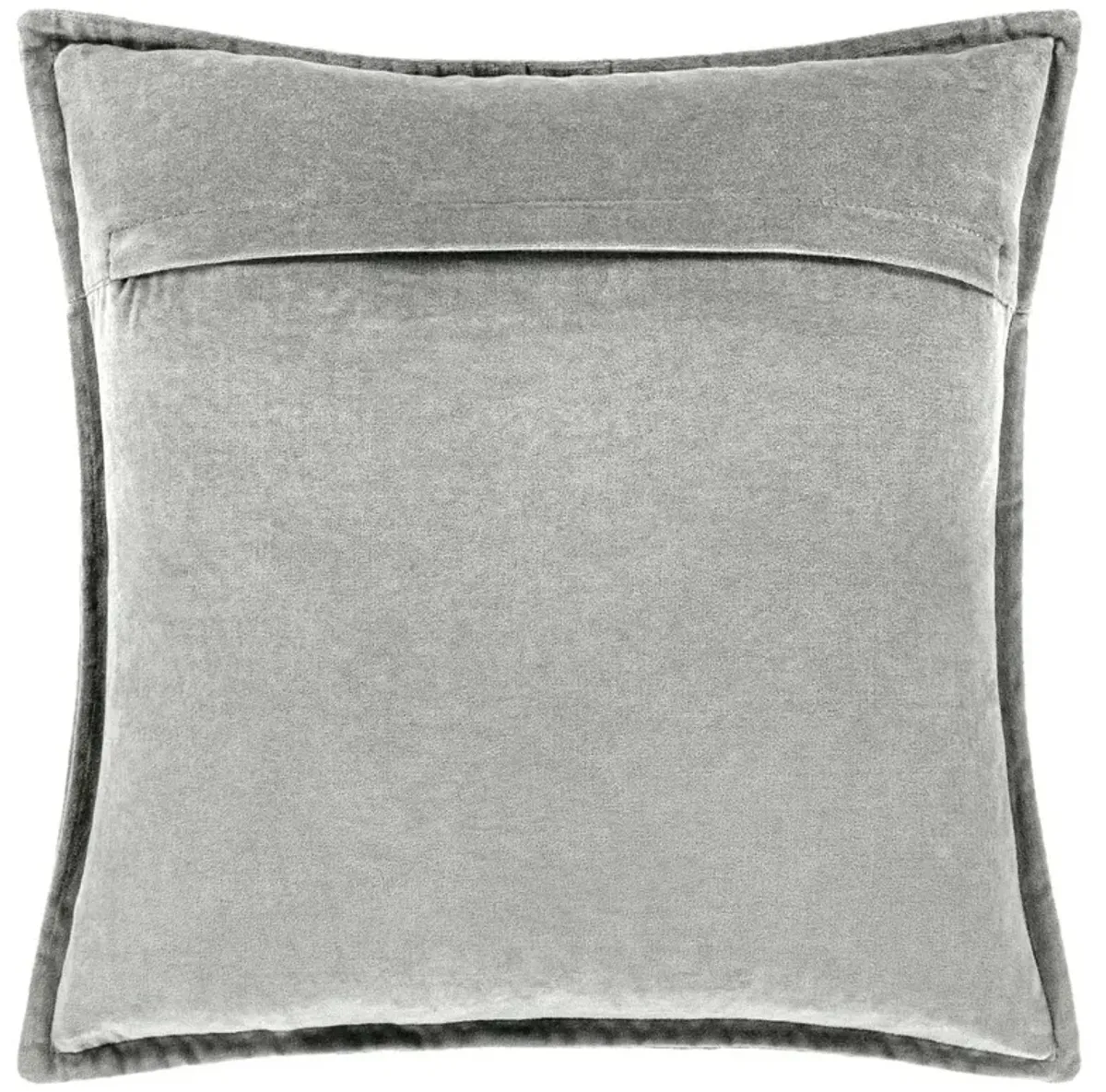 Anika Modern Classic Green Velvet Flange Down Pillow - 20x20