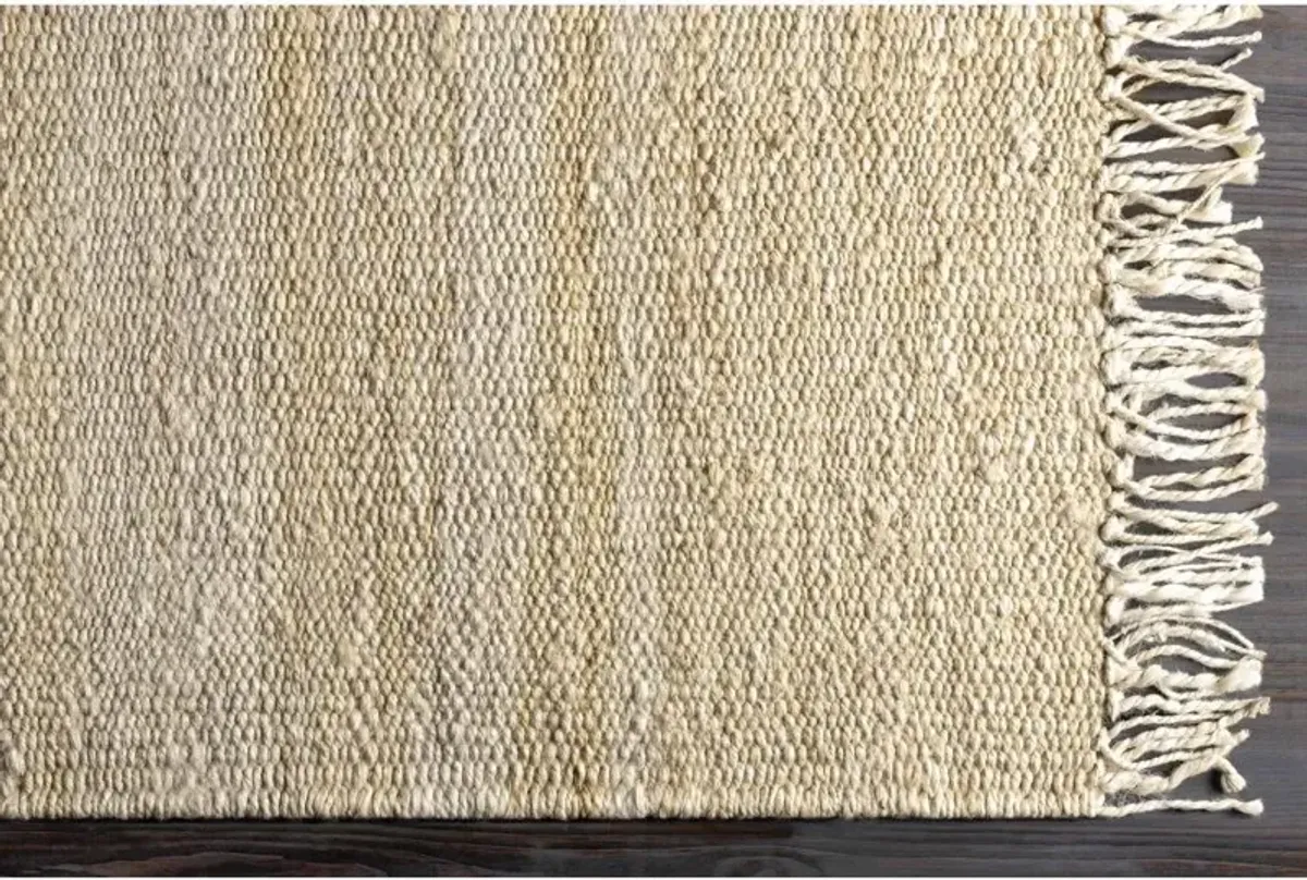 Selina Coastal Beach Natural Jute Woven Rug - Sample
