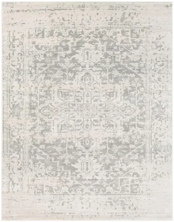 Cataleya Global Bazaar Beige Patterned Rug - 7'10"x10'3"