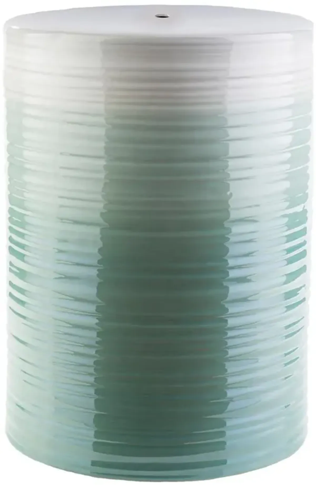 Martin Modern Classic Turquoise Ombre Outdoor Garden Stool