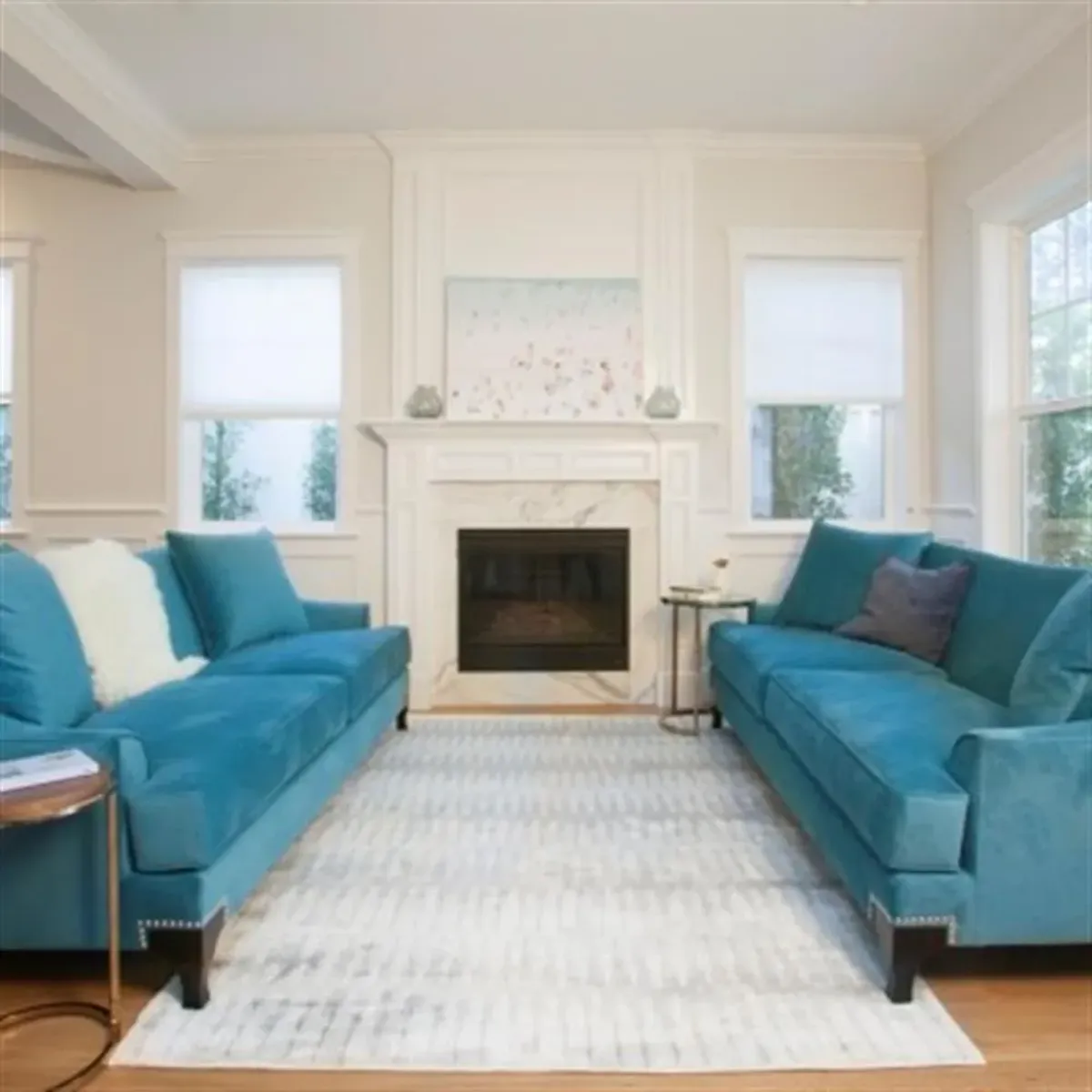 Naomi Modern Classic Grey Bamboo Silk Ikat Patterned Hand Knotted Rug - 6'x9'