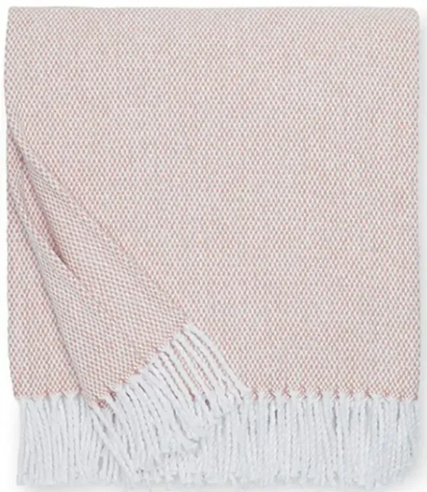 Sferra Modern Terzo Apricot Throw Blanket