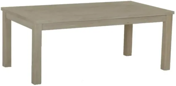 Amina Coastal Natural Teak Rectangular Outdoor Dining Table - 72"W