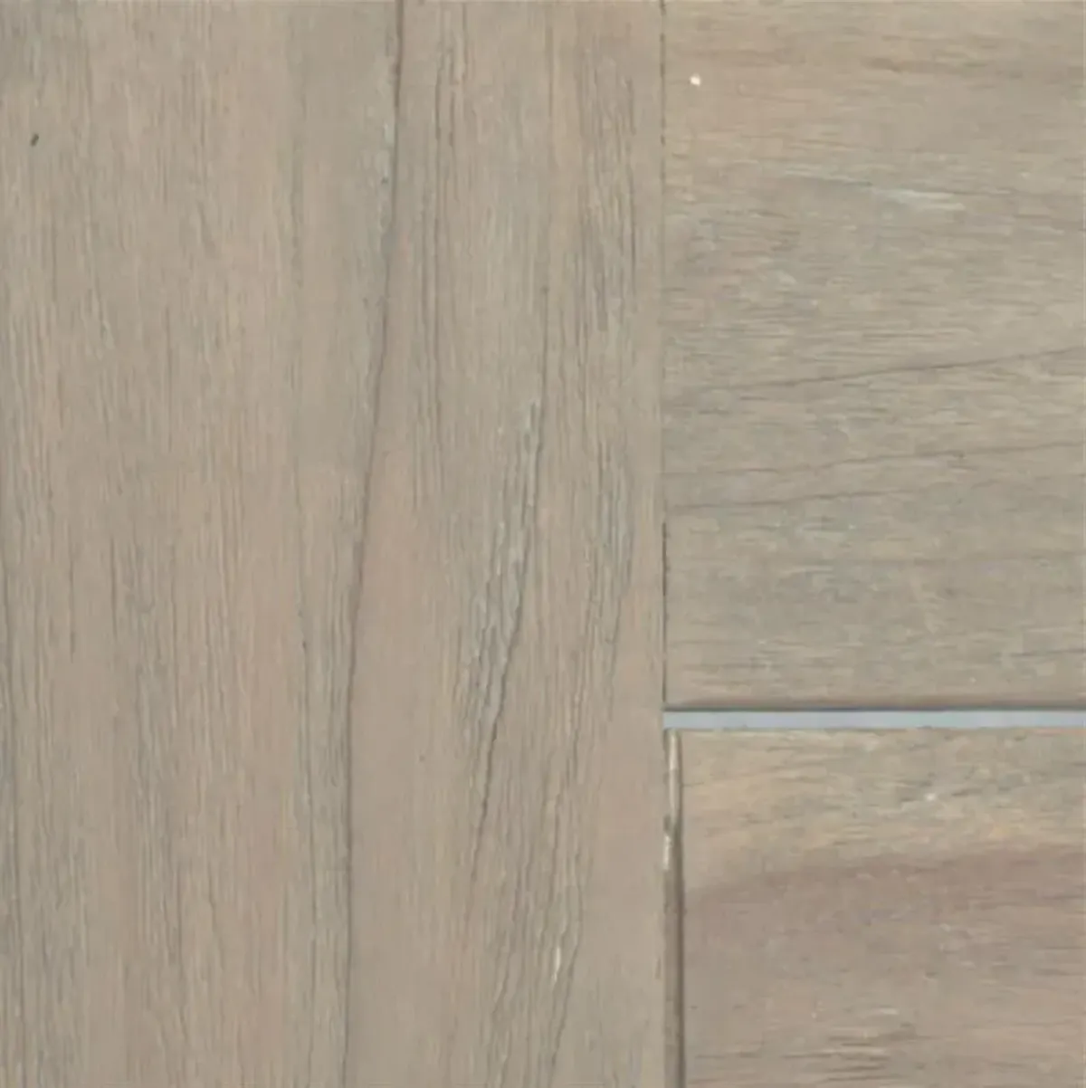 Amina Coastal Natural Teak Extendable Outdoor Dining Table - 79"-118"W