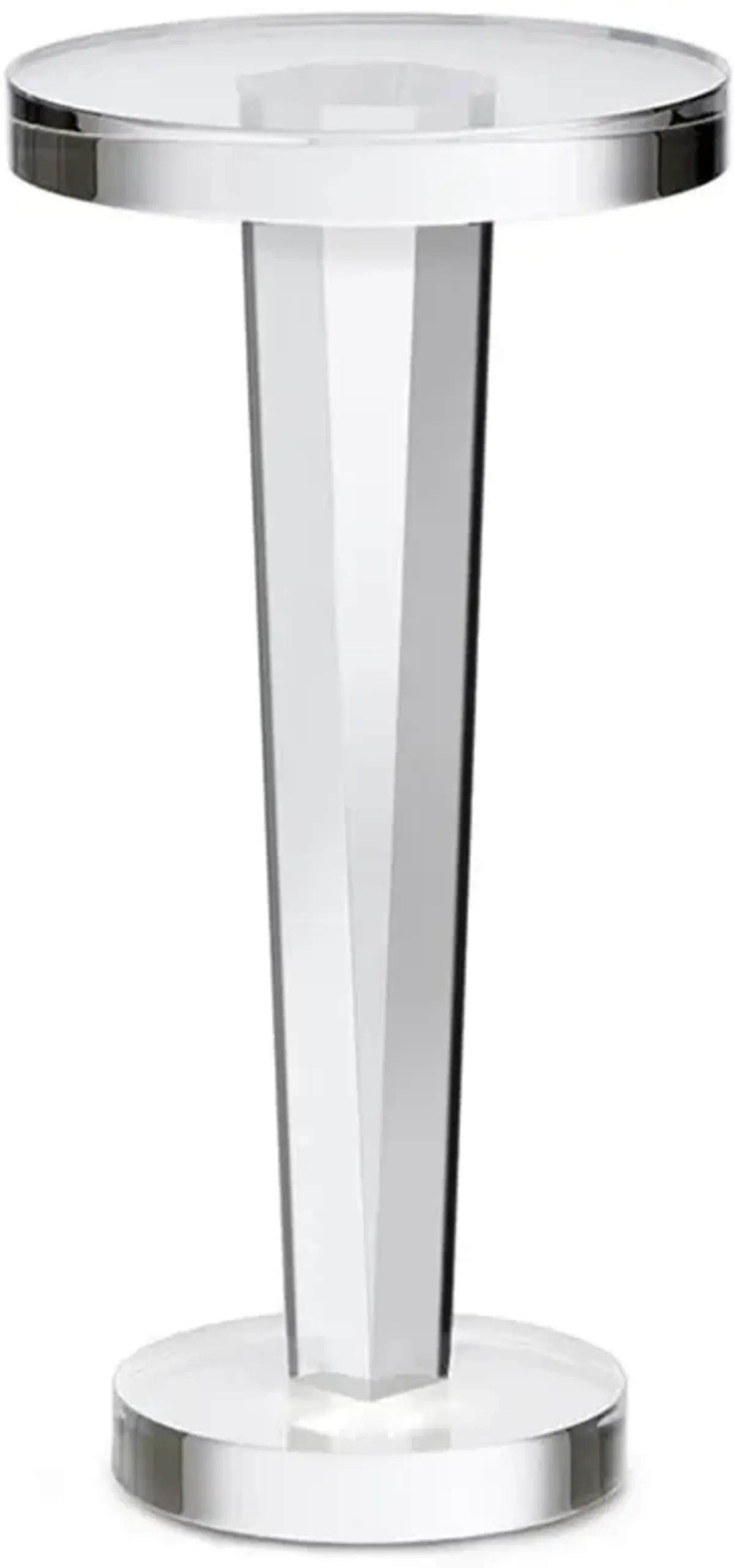 Liora Modern Classic Acrylic Round Drink Table