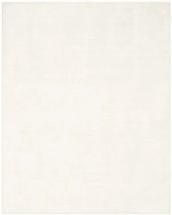 Greysen Modern Classic Ivory White Linear Solid Rug - 5'6"x8'6"