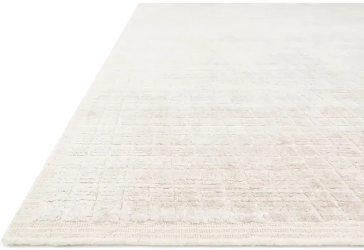 Greysen Modern Classic Natural Cream Linear Solid Rug - 2'6"x9'9"