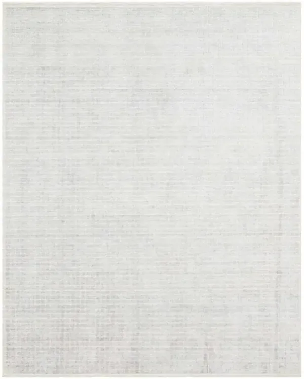 Greysen Modern Classic Silver Grey Linear Solid Rug - 9'6"x13'6"