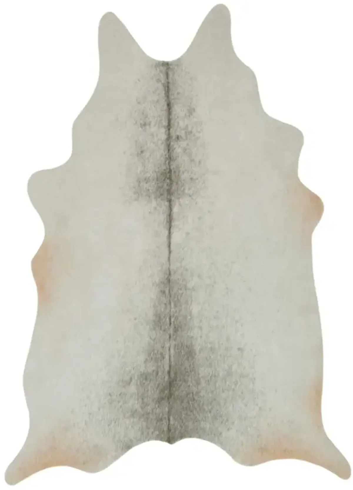 Xyra Rustic Lodge Grey Faux Hide Rug - 6'2"x8'