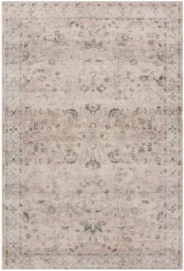 Gavriel Global Bazaar Blush Pink Floral Patterned Rug - Sample