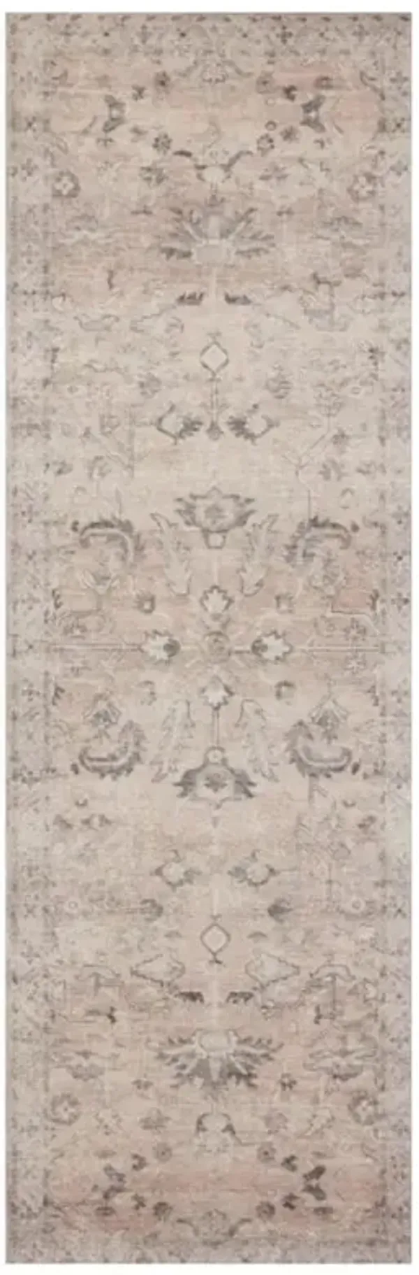 Gavriel Global Bazaar Blush Pink Floral Patterned Rug - 2'3"x3'9"