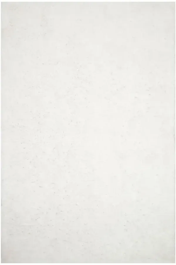 Halric Modern Classic White Shag Rug - 7'9"x9'9"