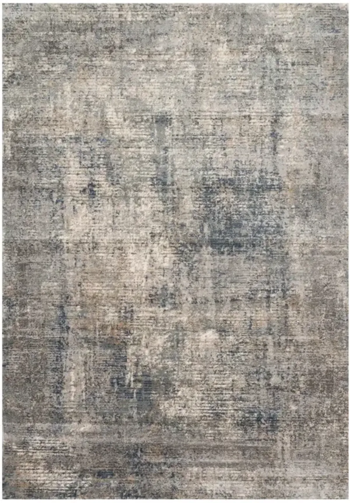 Ulandra Modern Classic Grey Blue Abstract Patterned Rug - 7'11"x10'6"