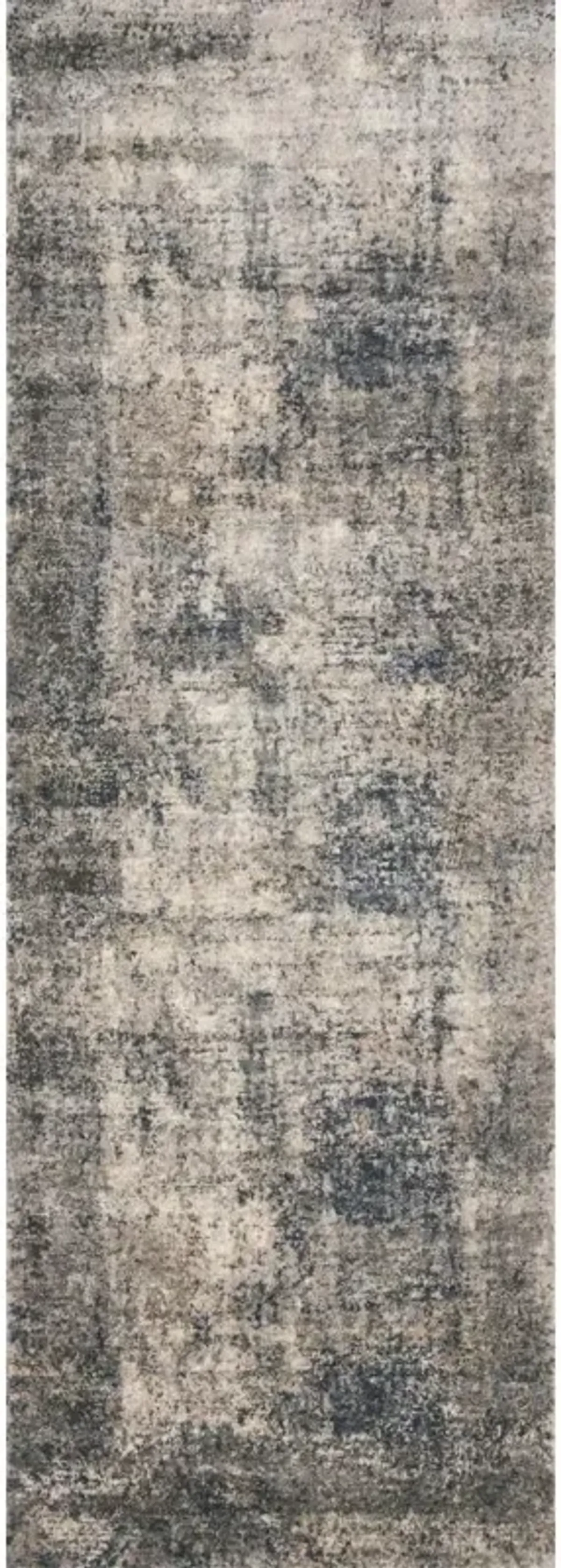 Ulandra Modern Classic Grey Blue Abstract Patterned Rug - 11'6"x15'