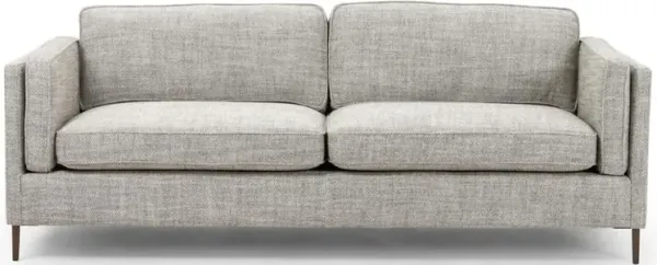 Nicholas Modern Classic Grey Upholstered Performance Aluminum Base Sofa - 84"W