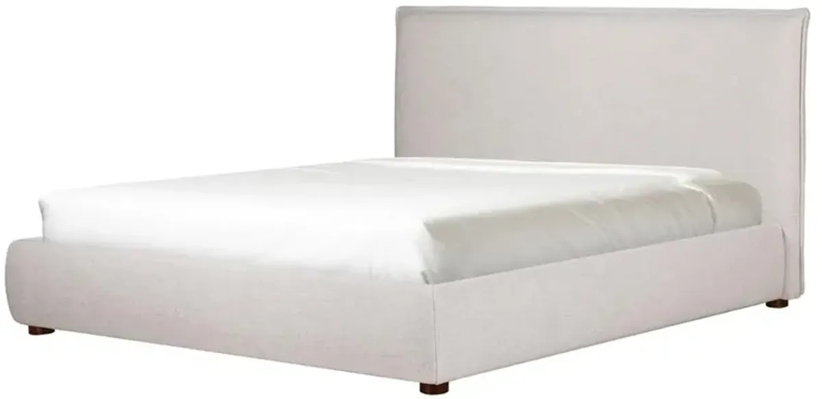 Holden Modern Classic Grey Upholstered Bed - Queen